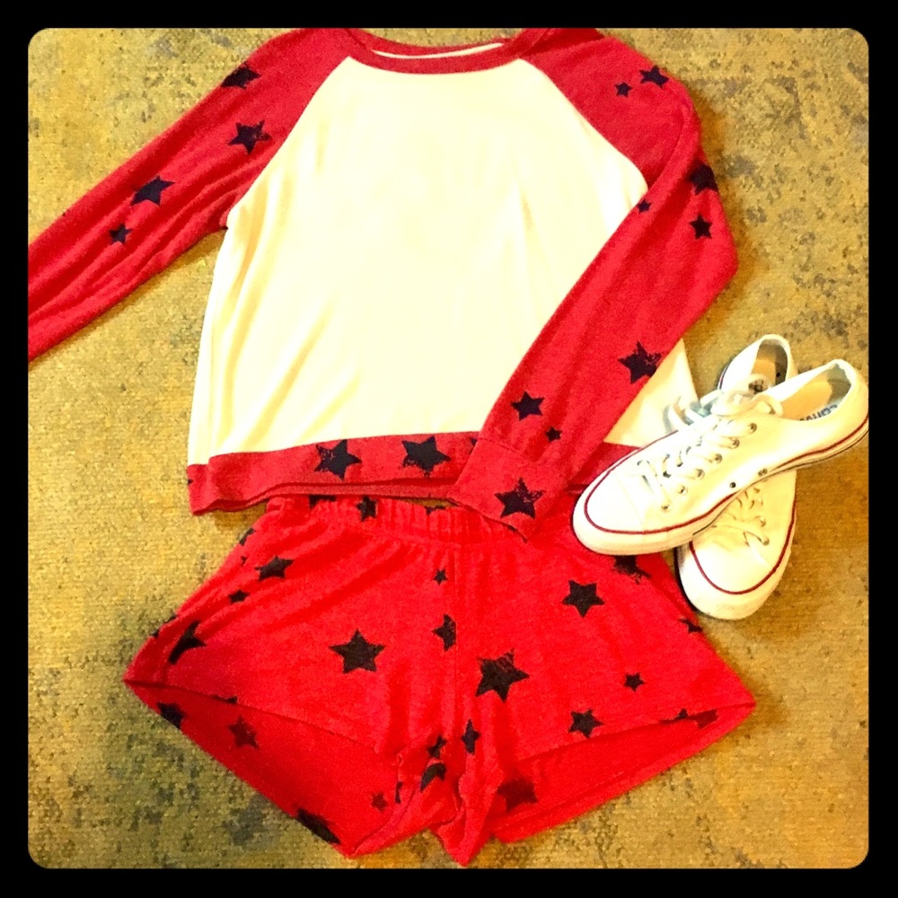 Michael Laren sweater and short set (size M)